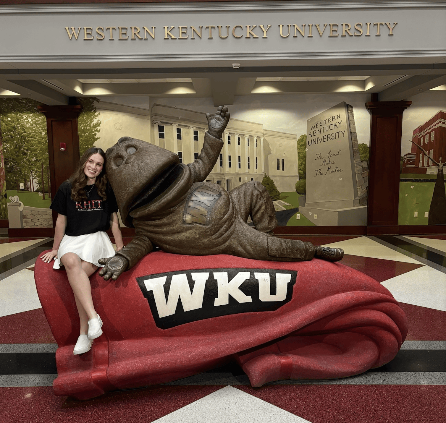 Addie and Big Red Towel